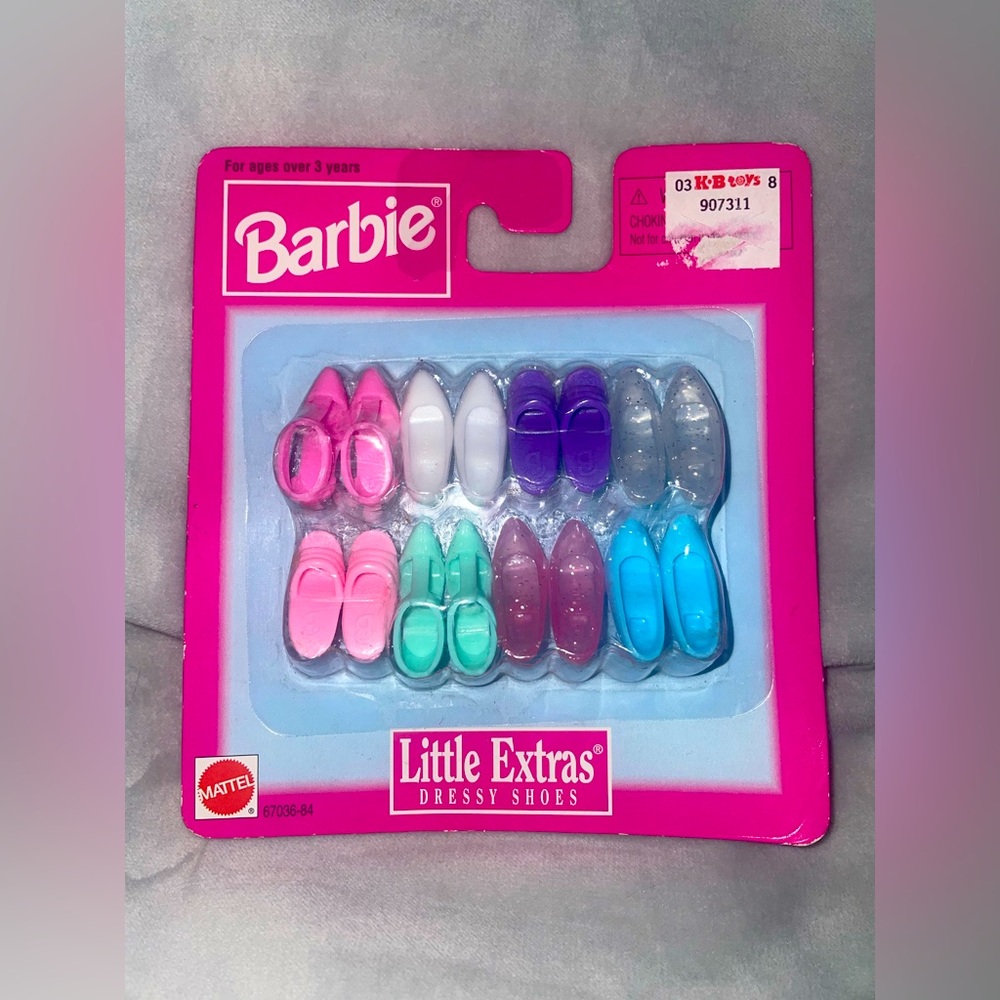Barbie Little Extras Dressy Shoes Accessory Set 8 Pairs